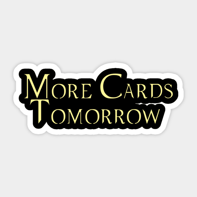 More Cards Tomorrow Sticker by Martin & Brice